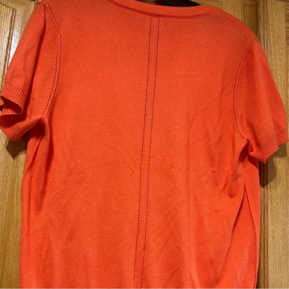 American Eagle Outfitters Tangerine Cotton/Rayon Blend Cardigan Women's XL - Picture 7 of 7